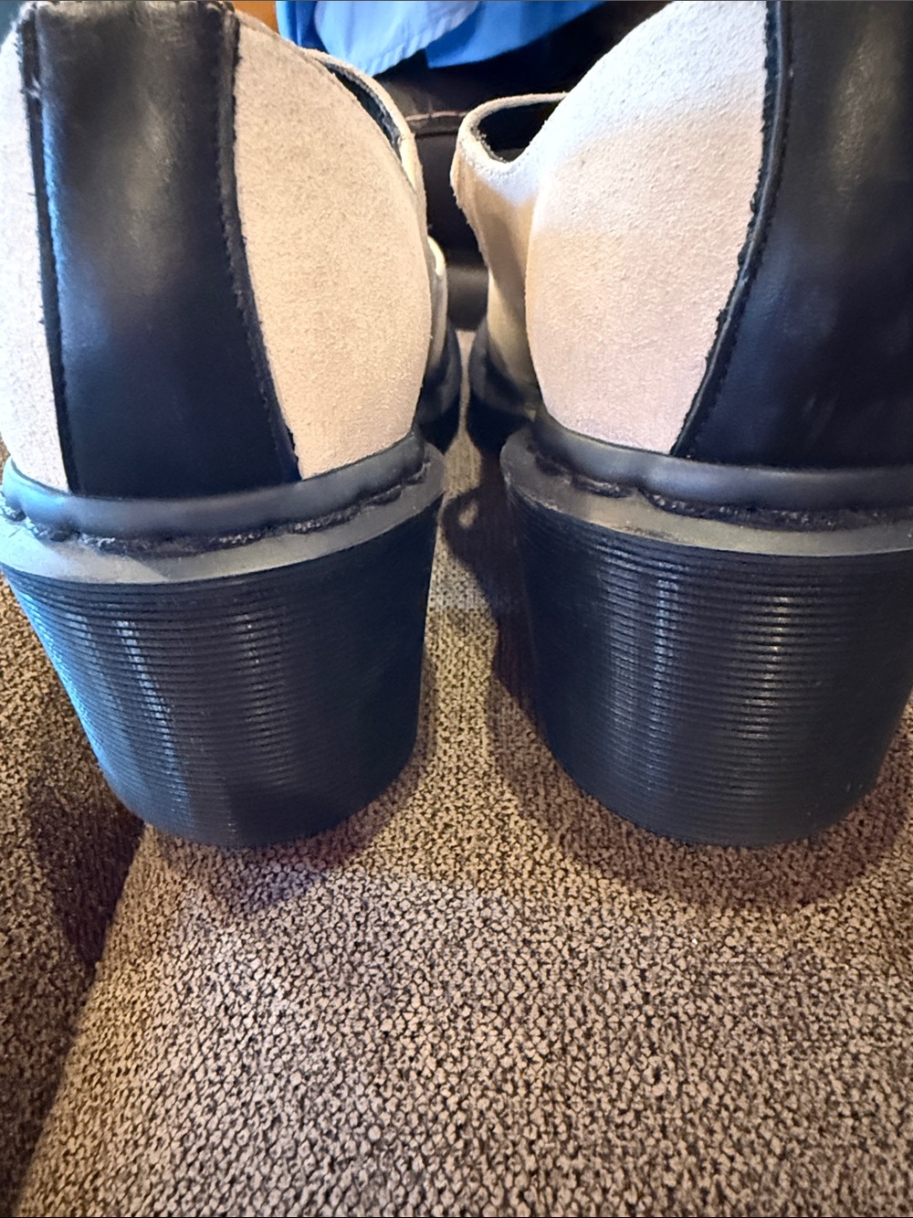 Dr. Martens Women’s Black and Cream T‑Strap Mary Jane Shoes - Picture 3 of 5